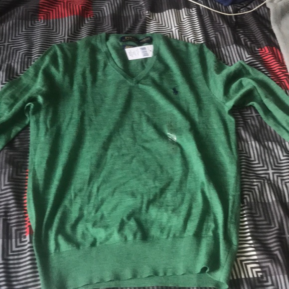 Ralph Lauren V-Neck wool shirt - Picture 4 of 4